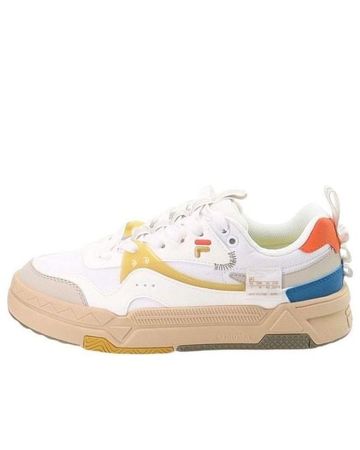 Fila White (Wmns) Bank Skate Shoes Gum'