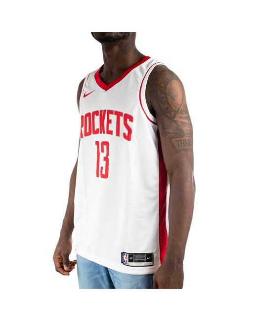 Nike James Harden Houston Rockets Whitered for men