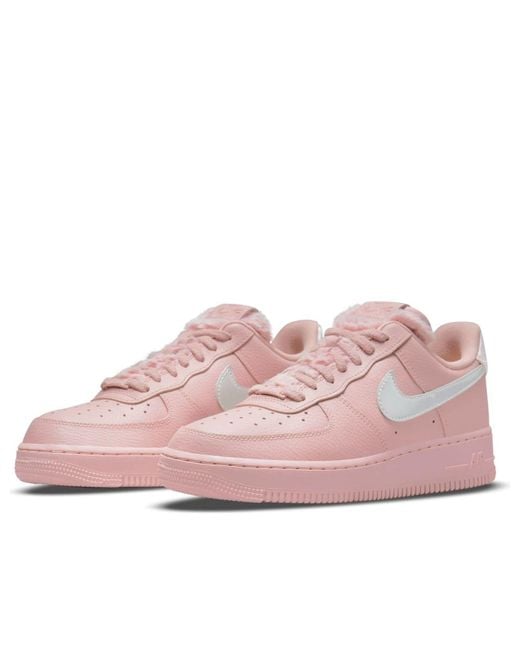 Nike Pink (Wmns) Air Force 1 '07 'Faux Sherpa Fur'