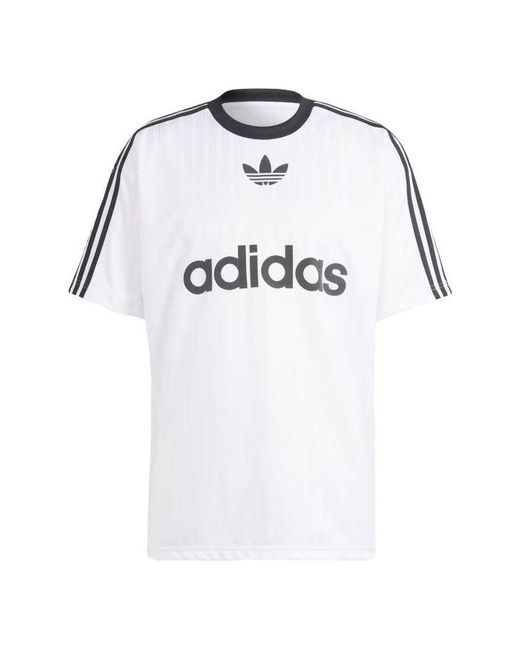 Adidas White Adicolor Tee for men