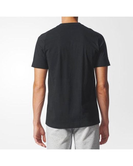Adidas Black Training Round Neck Pullover Short Sleeve for men