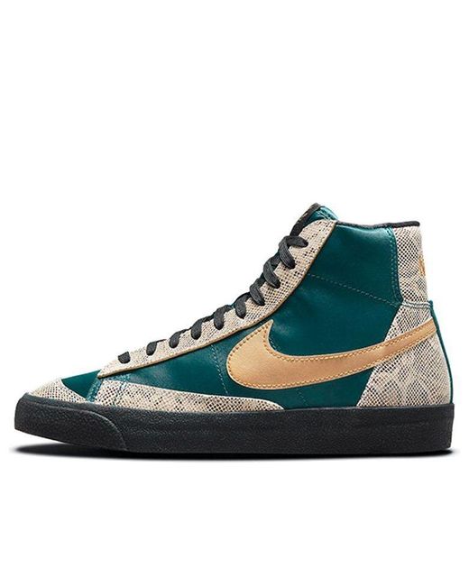 Nike Blazer Mid Lucha Libre Serpentine Sneakers Green in Blue | Lyst