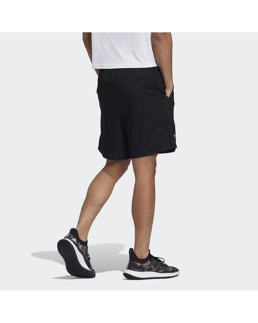 Adidas Black Ts Short Tennis Casual Sports Breathable Shorts for men
