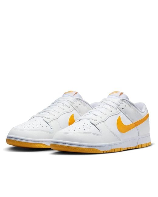 Nike White Dunk Low University' for men