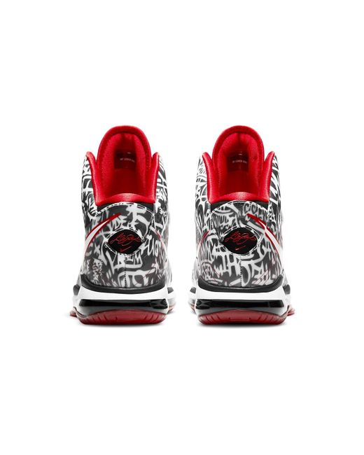 Nike White Lebron 8 'Graffiti' for men