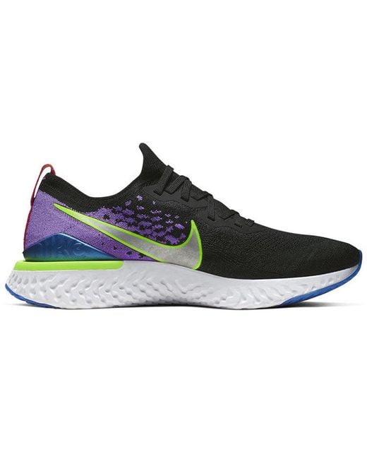 Nike Blue Epic React Flyknit 2 'Reflect' for men