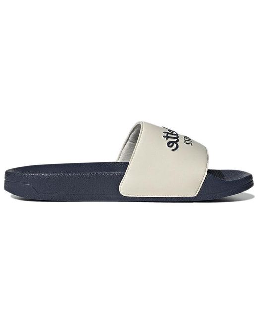 Adidas Blue Adilette Shower Slide ' Shadow' for men