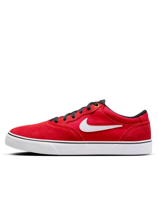 Nike Red Sb Chron 2 Skate Shoes 'University' for men
