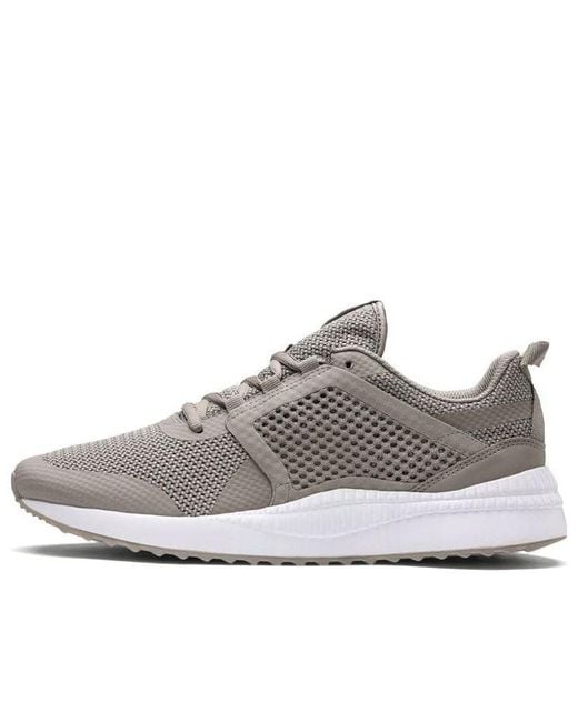 PUMA Gray Pacer Next Net Low Top Running Shoes for men