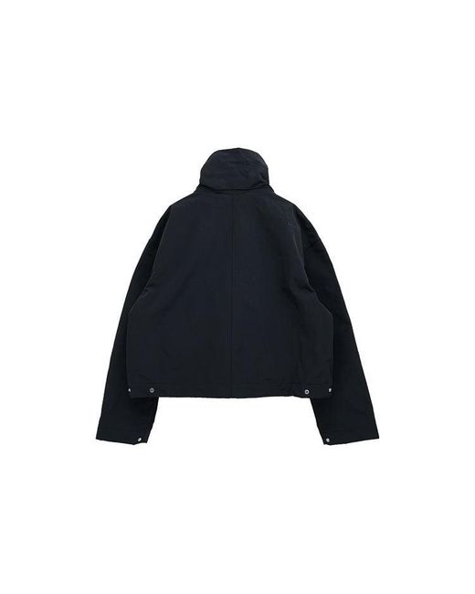 Nike Blue X Mmw Crossover Solid Color Short Hooded Jacket Autumn for men