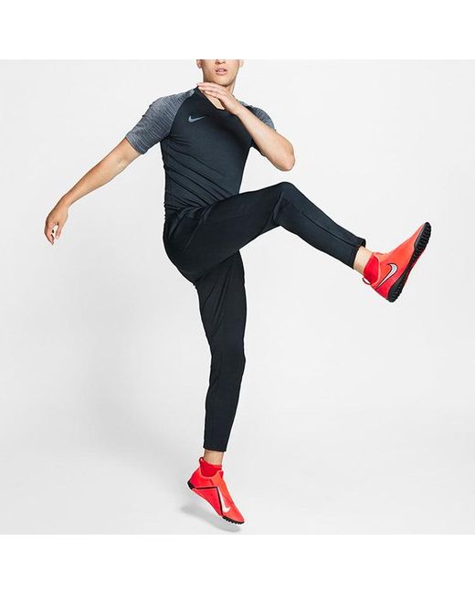 Nike Black Breathe Strike Casual Soccer Training Sport Short Sleeve for men
