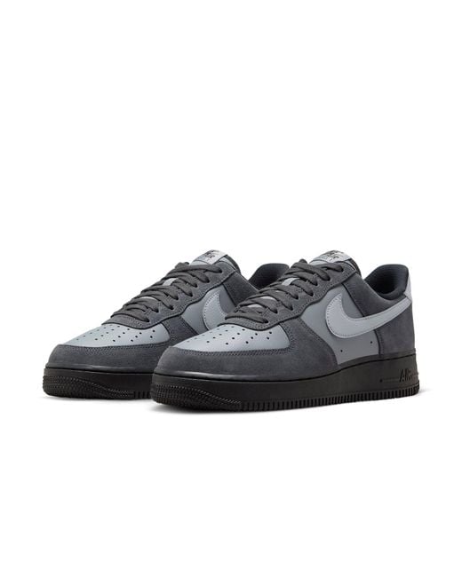 Nike Black Air Force 1 Low 'Anthracite Wolf' for men