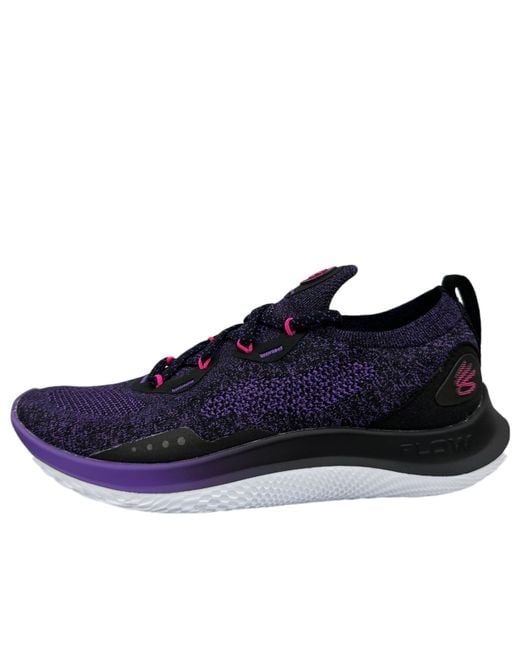Under Armour Blue Curry Flow Go Grape' for men