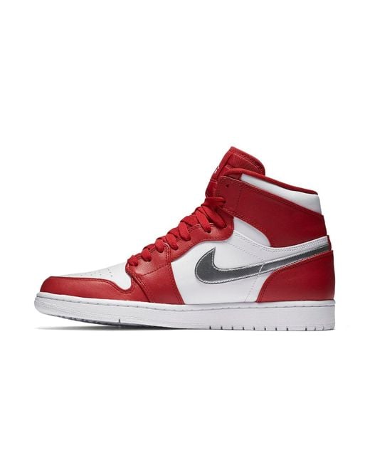Nike Red Air 1 Retro High Shoes for men
