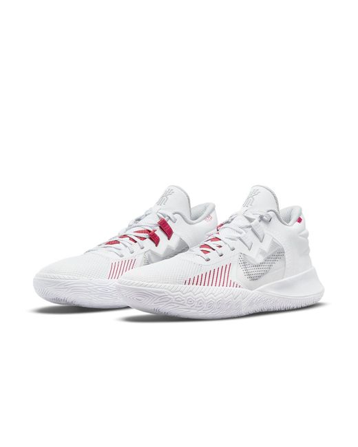 Nike White Kyrie Flytrap 5 University' for men