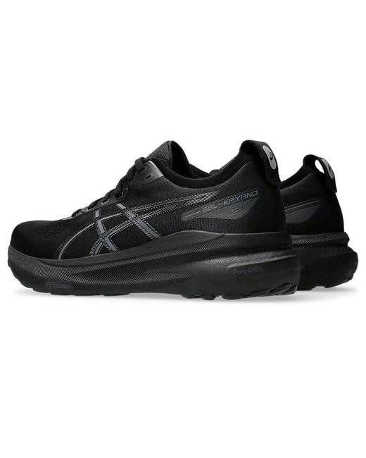 Asics Black Gel-Kayano 31 Extra Wide 'Triple' for men