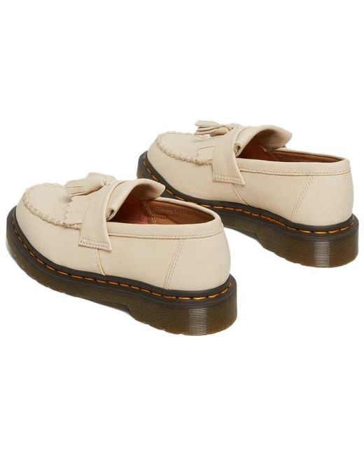 Dr. Martens Natural (Wmns) Dr.Martens Adrian Virginia Leather Tassel Loafers 'Parchment'