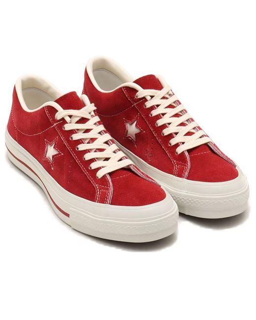 Converse Red One Star Vintage Made for men