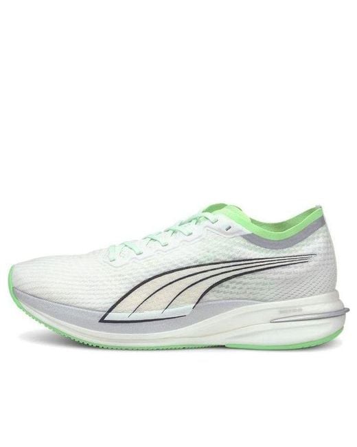 PUMA White Deviate Nitro 'Cooladapt' for men
