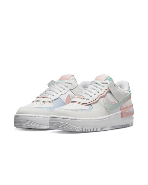 Nike White (Wmns) Air Force 1 Shadow Atmosphere Mint'