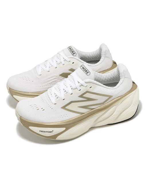 New Balance White (Wmns) Fresh Foam X More V5 Sea Salt'
