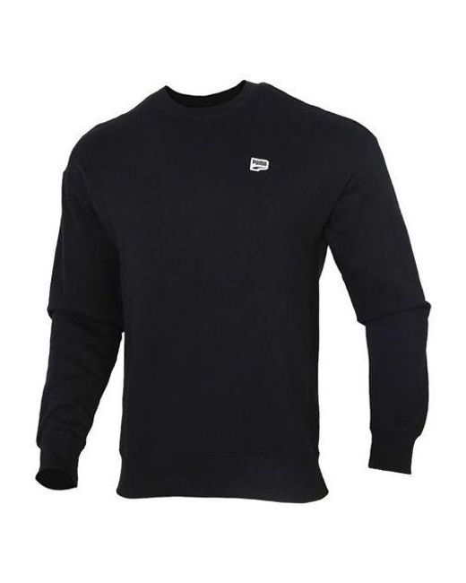 PUMA Blue Downtown Crew Casual Round Neck Pullover for men