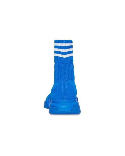 Balenciaga Blue X Adidas Originals Speed 1.0 Sneakers for men