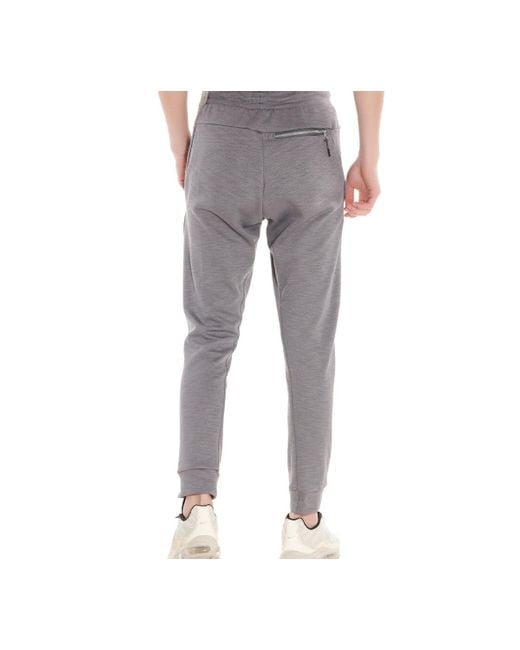 Nike Gray Small Label Knit Breathable Sports Long Pants for men
