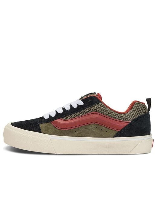 Vans Red Knu Skool Shoes 'Devils Details for men