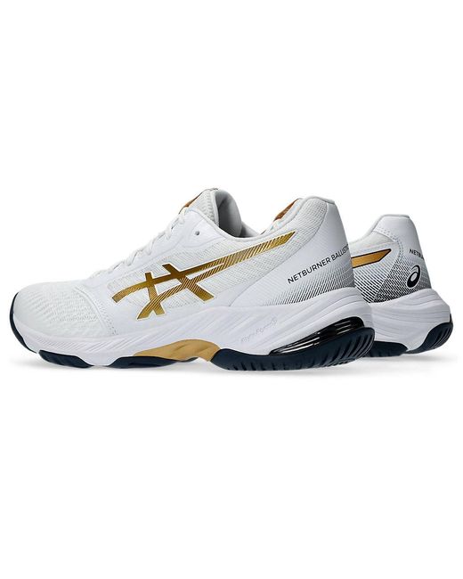 Asics White Netburner Ballistic Ff 3 Pure' for men