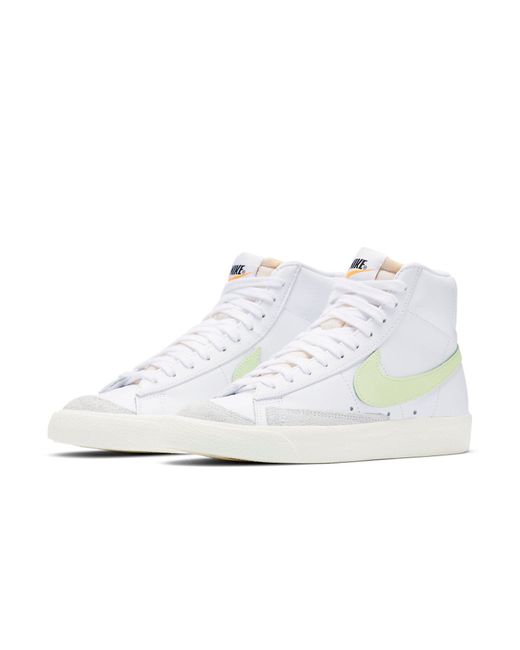 Nike White (Wmns) Blazer Mid '77 'Barely Volt'