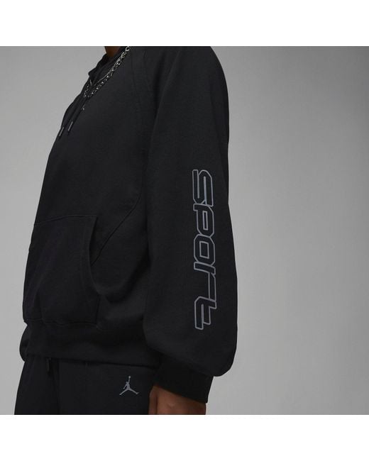 Nike Black (Wmns) Sport Graphic Fleece Hoodie Asia Sizing