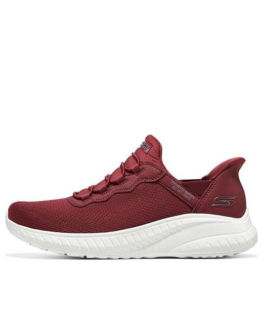 Skechers Red (Wmns) Slip-Ins Bobs Sport Squad Chaos