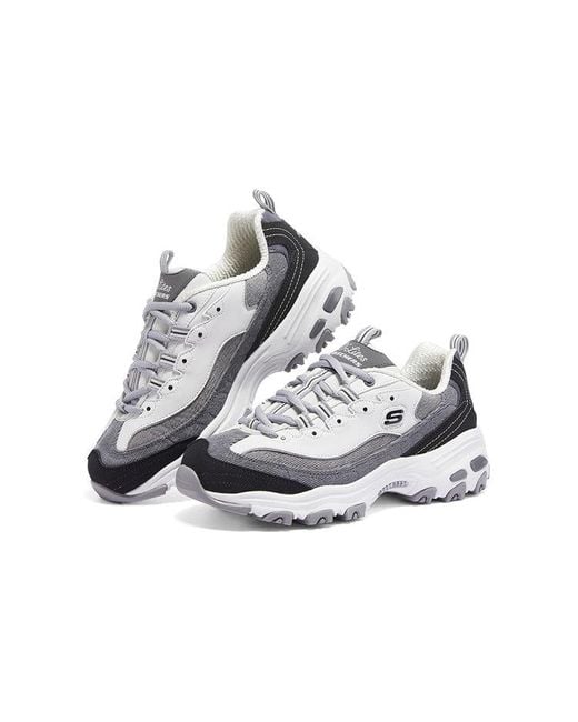 Skechers White (Wmns) D'Lites 1.0