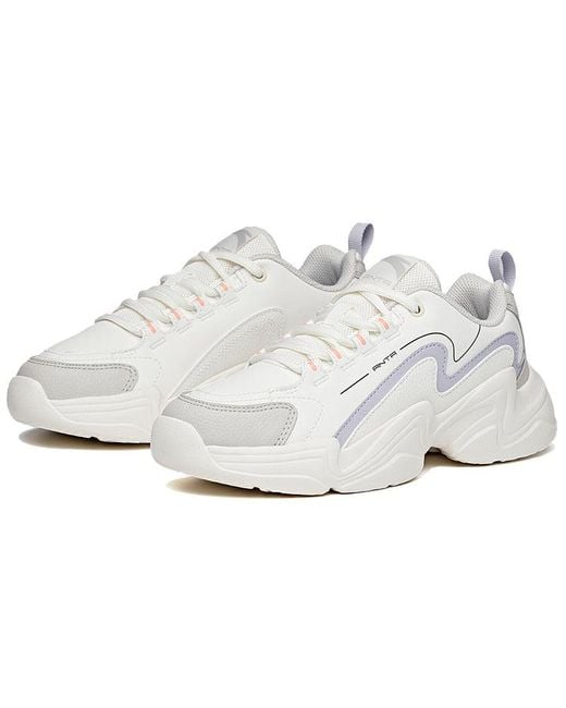 Anta White (Wmns) Life Series Sneakers