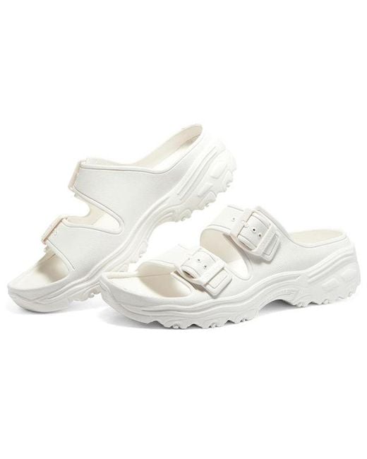 Skechers White (Wmns) D'Lites 2.0