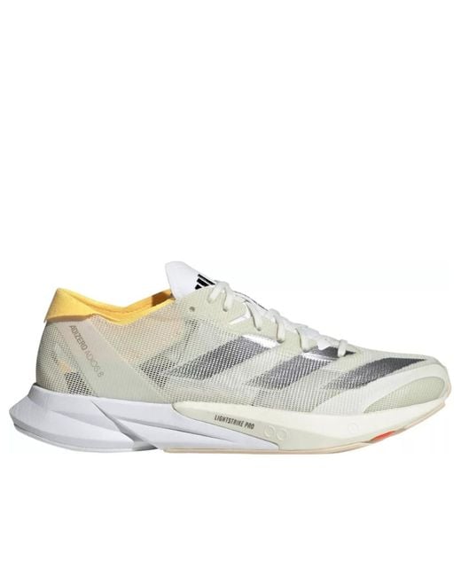 Adidas White (Wmns) Adizero Adios 8 'Ivory Iron Metallic Crystal Sand'