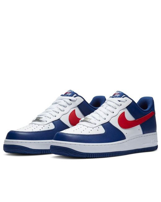 Nike Blue Air Force 1 '07 Shoes for men