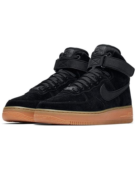 Nike Blue Air Force 1 High 07 Lv8 Suede Gum' for men