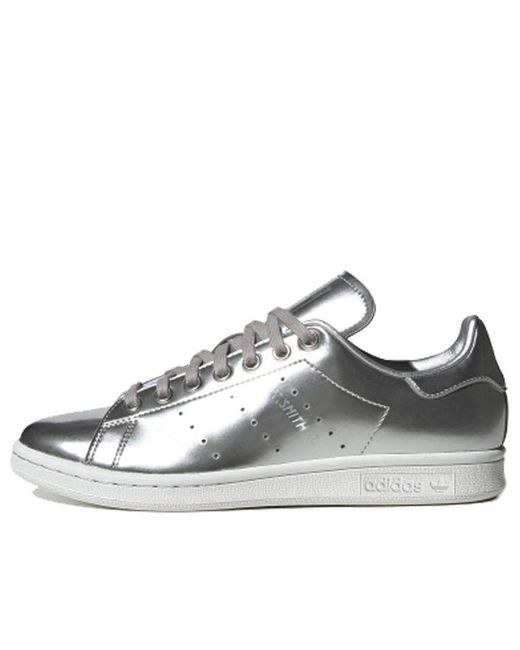 adidas Originals Stan Smith ' Metallic' in White | Lyst