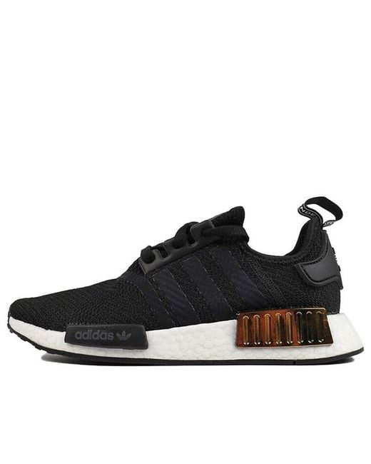 Adidas Black (Wmns) Nmd_R1 'Metallic Plugs