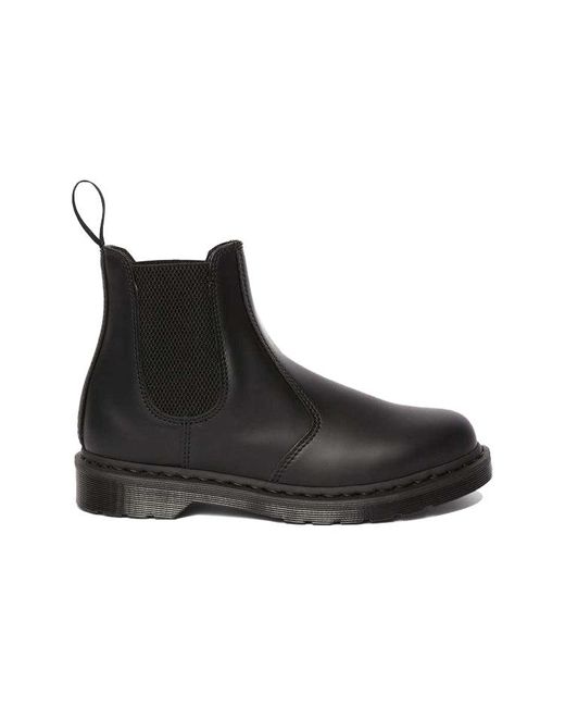Dr. Martens Black 2976 Mono Smooth Leather Chelsea Boots