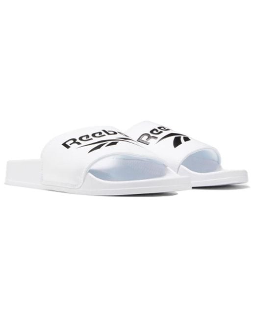 Reebok White Classic Slide for men