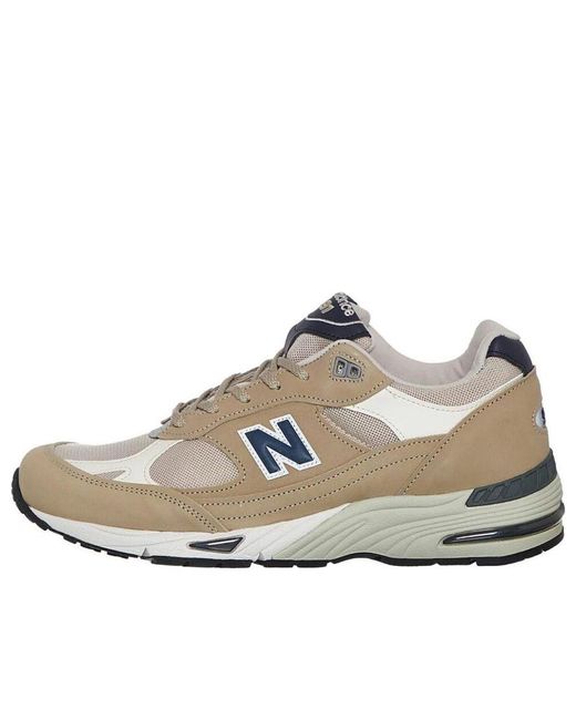 New Balance White 991 Made for men