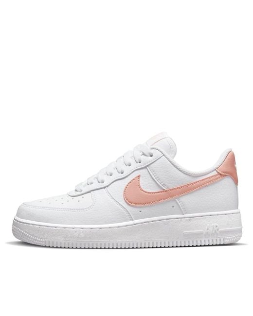 Nike White (Wmns) Air Force 1 '07 Next Nature 'Fossil Rose'
