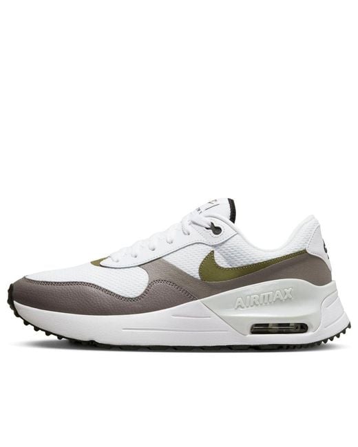 Nike White Air Max Systm Medium' for men