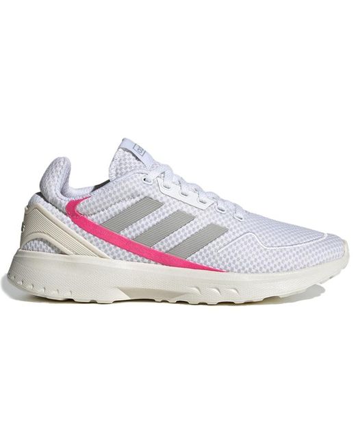 Adidas Neo Nebzed Pink/grey in White | Lyst