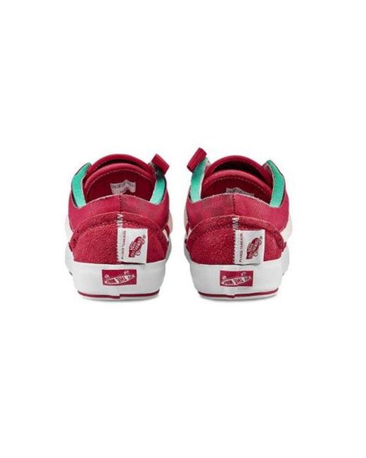 Vans Red Old Skool Cap Lx 'Regrind' for men