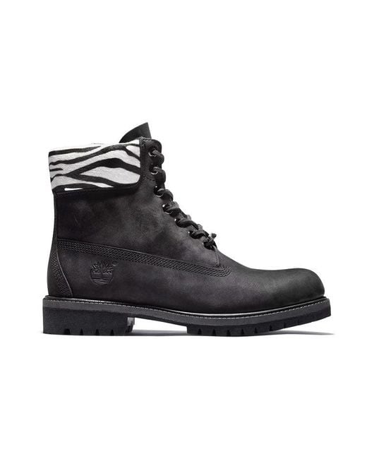 Timberland Black Safari Zebra 6 Inch Waterproof Boot for men