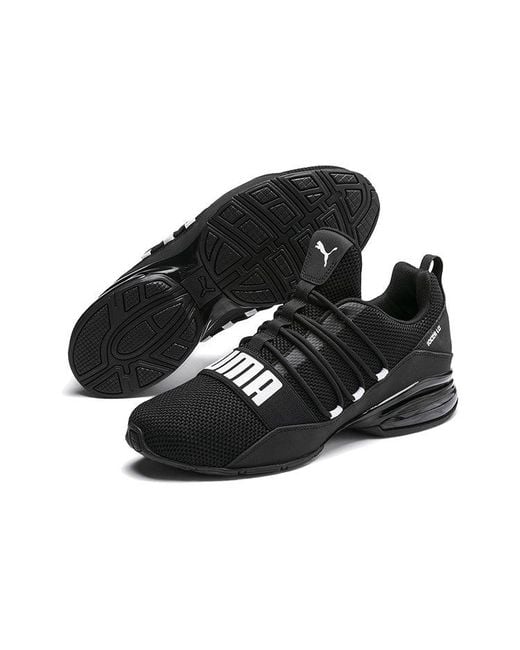 PUMA Black Cell Regulate Woven Low-Top Running Shoes for men